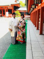 藤崎宮神社にて豪華な色内掛け！！！そのほかたくさんの場所で撮影させていただきました☆☆