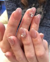 シンプルオフィスネイル上品な仕上がりに