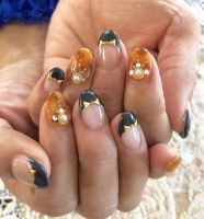 べっ甲ネイル秋定番はコレ！